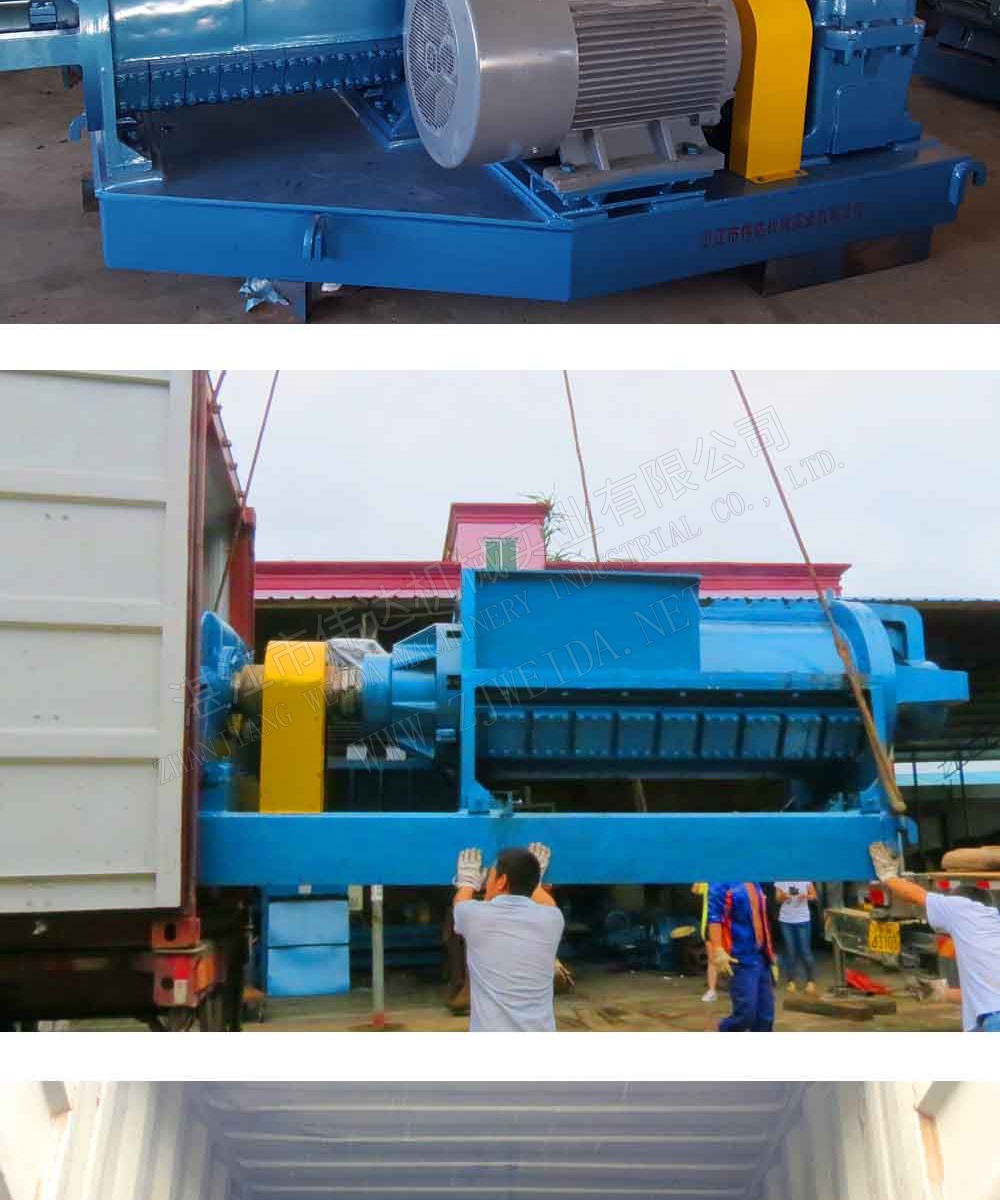 Helix crushing machine